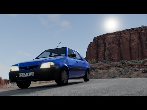 Realistic Drive With The Moivi Stella In Utah - BeamNG.Drive