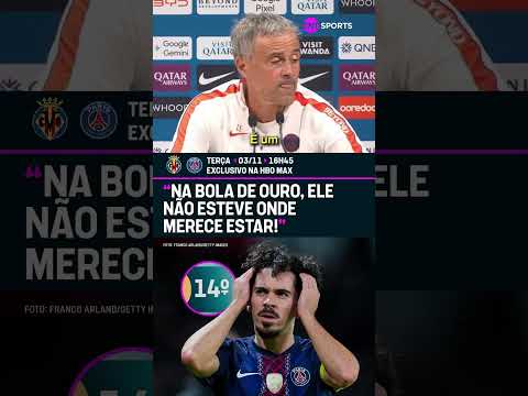 VITINHA MERECIA MAIS? 🧐🇵🇹🇫🇷 Luis Enrique rasgou elogios ao português do PSG #shorts