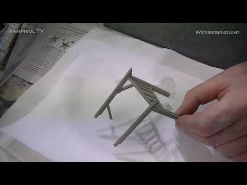 Bau des MK 35 Hasenstalls Teil I - Resinbausatz, die Holzteile