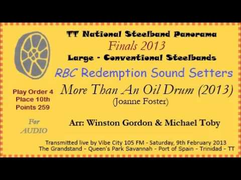 TT Panorama 2013 Finals Large. Redemption Sound Setters - More Than An Oil Drum (Arr Gordon & Toby)