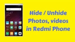 Unhide or View Hidden Files Folders or Albums Redmi Note 7 and All Xiaomi MI Phones