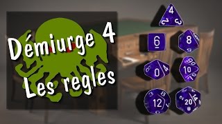 Démiurge 4   Les regles dernier numéro