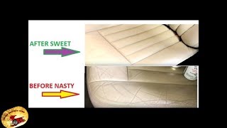 How To Fix NASTY Tan Leather Seats in  10 MINUTES