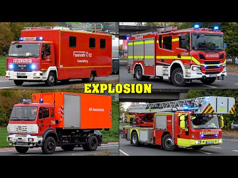 [TANKWAGEN EXPLOSION] - GROßEINSATZ im Kreis Recklinghausen | FEUERWEHR und MEHR auf Einsatzfahrt!