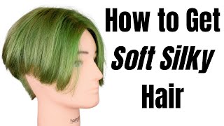 How to Get Soft Silky Hair - TheSalonGuy