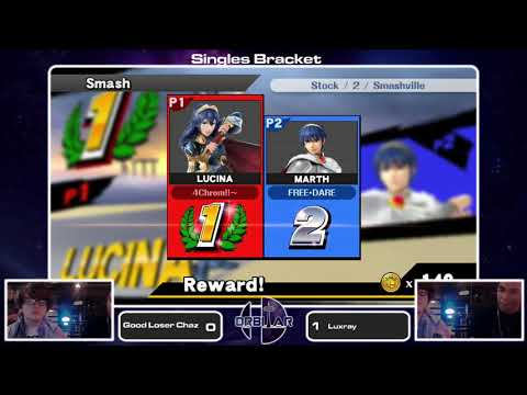 Luxray (Marth) vs Good Loser Chaz (Lucina) - Orbitar 53 - Winners Round 1