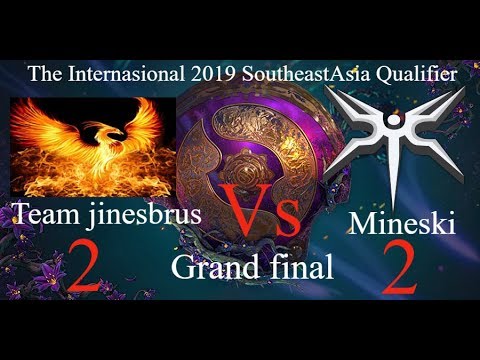Mineski Vs Team Jinesbrus Grand Final - TI9 Closed Qualifier Sea Playoff Day 4