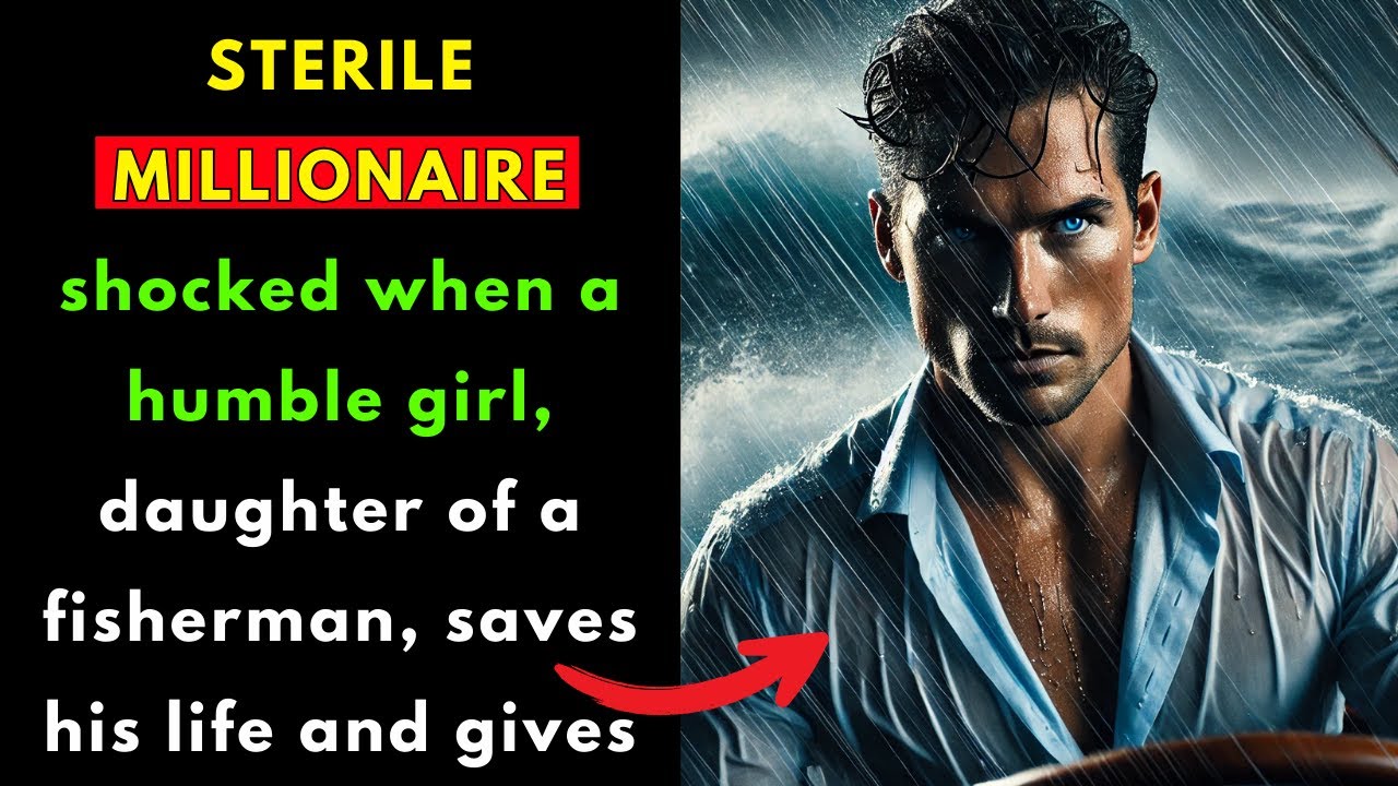 STERILE MILLIONAIRE SHOCKED WHEN A HUMBLE GIRL, DAUGHTER OF A FISHERMAN, SAVES HIS LIFE AND GIVES