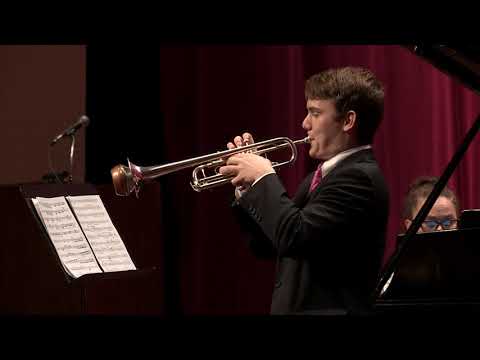Trevor Holmes, High School Solo Division, 2019 – André Jolivet Concertino