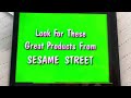 Look For These Great Products From Sesame Street