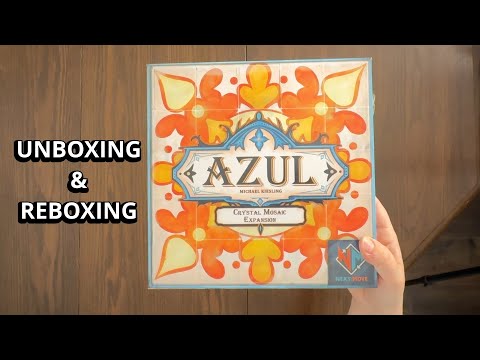 Azul: Crystal Mosaic - Quick Look Unboxing & Reboxing - What's in the Box?