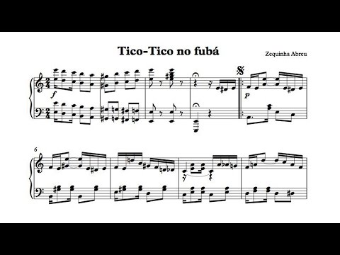 "Tico-Tico no fubá" Zequinha Abreu - P. Barton, piano