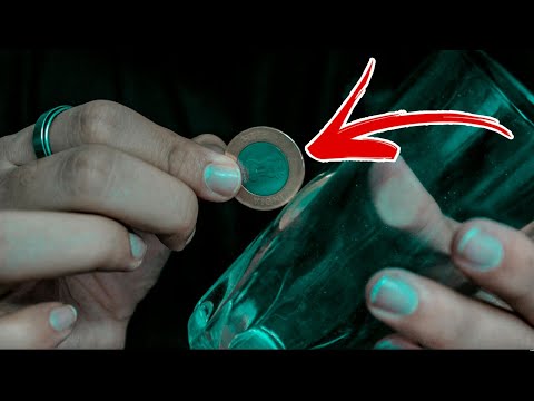 Do This Simple COIN Through GLASS Magic Trick!