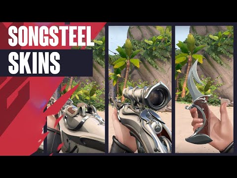 Songsteel Skins Showcase - Valorant Battlepass Skins