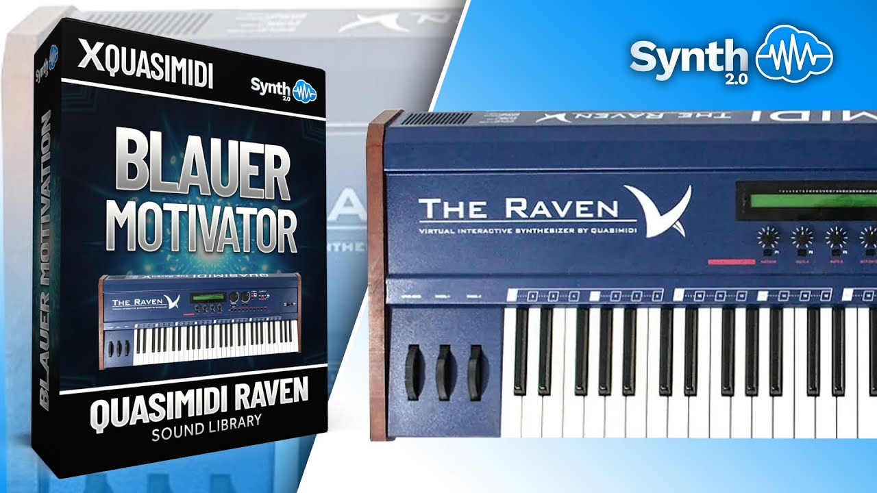TPL008 - Blauer Motivator - Quasimidi Raven Max ( 50 presets ) - Video Preview 1