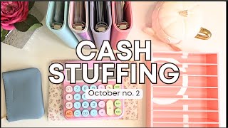 💵 Cash Stuffing $390 | Beginner Budgeting & Savings Motivation! 💵 oct no. 2