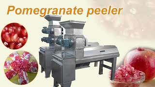 How to remove seeds from pomegranate | automatic pomegranate peeling and extraction machine