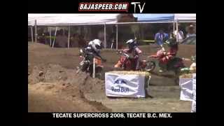 preview picture of video 'TECATE SUPERCROSS 2008 :: BAJASPEED.COM'