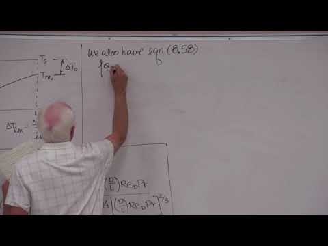 Heat Transfer (28) - Heat transfer in internal flows in tubes examples