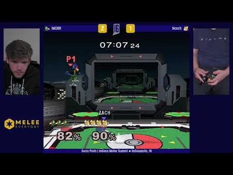 Indiana Melee Summit 2019 - IMDRR (Falco) vs Nooch (Fox) - Swiss Pools