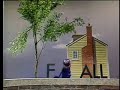 Classic Sesame Street Grover Spells The Word Fall