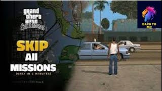 How to Gta San Andreas All mission skip in pc (Unlocked house)(Unlocked All Map)(Unlimited Money)