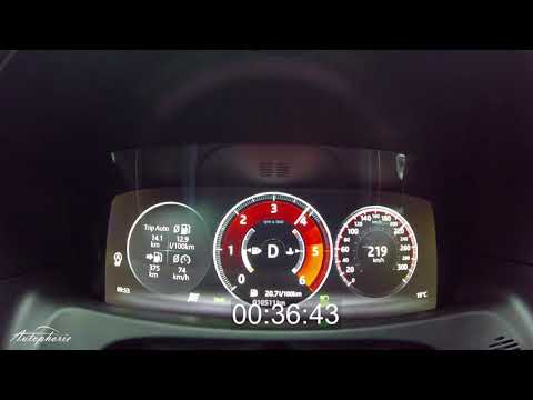 2018 Jaguar XF 25d Biturbo-Diesel (240 PS): Beschleunigung 0 - 230 km/h - Autophorie