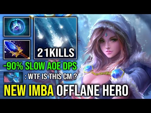 How to Offlane Carry CM -90% Freeze Field Slow Unlimited Skill Spam AOE Burst Instant Delete Dota 2