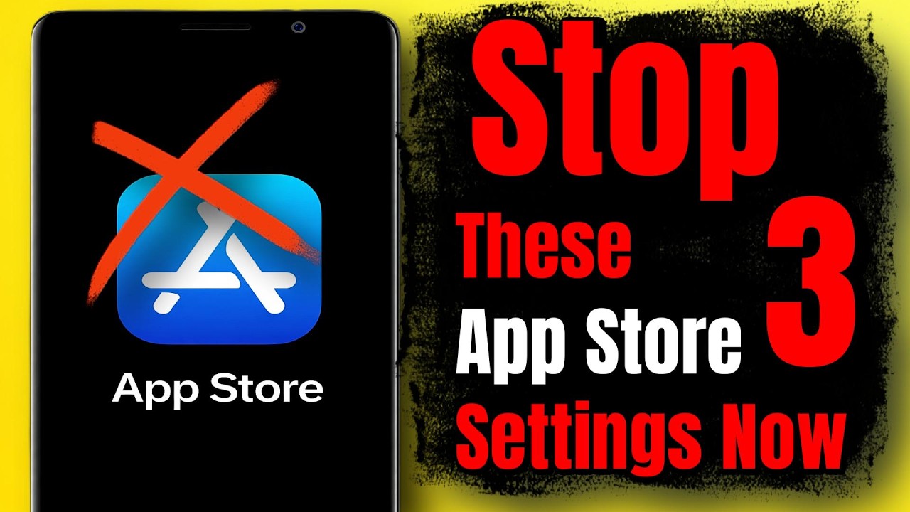 Stop These 3 App Store Settings Now (They Run in the Background)