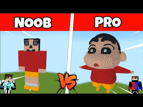 Minecraft Showdown: Shinchan's Ultimate Skills!