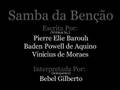 Samba da Benção - Bebel Gilberto 