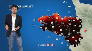 Illustration de l'actualité La météo de votre dimanche 12 juillet 2026