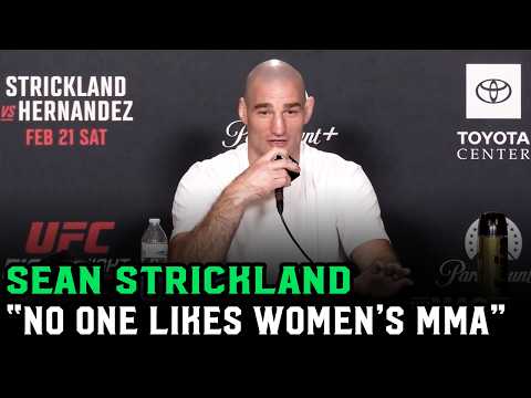 Sean Strickland on Ronda Rousey vs. Gina Carano: "No one cares about women's MMA"