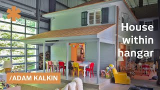 Farmhouse in a hangar: NJ modern home creates a world within