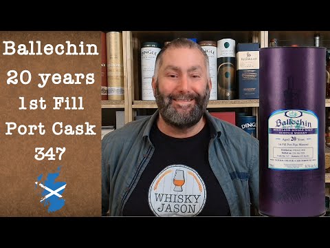 Ballechin aged 20 years 2004/2024 1st Fill Port Single Cask 347 with 54.7% - Review by WhiskyJason
