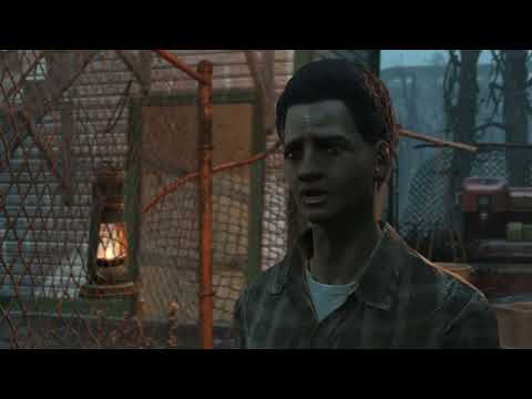 Fallout 4 - Raider Troubles at Oberland Station | Talk To The Settlers at Train Station | Gameplay