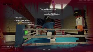 Deon Hawkins goes crazy in the ring
