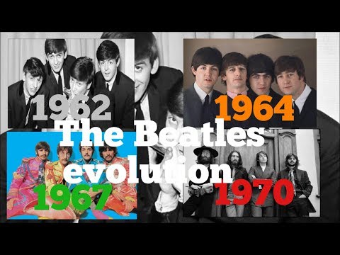 The Beatles evolution 1962-1970
