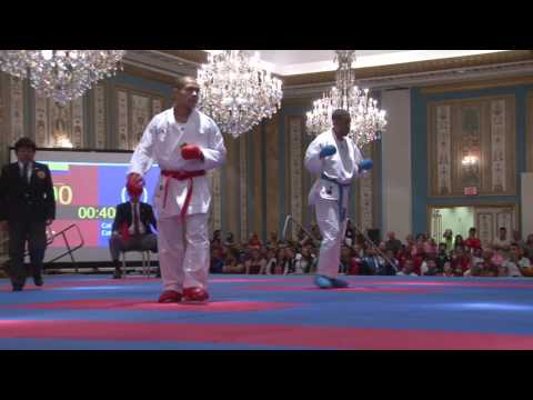 2017 US Open Elite Male Kumite -67 Kg Guillermo Ramirez COL vs Brian Hiliard USA