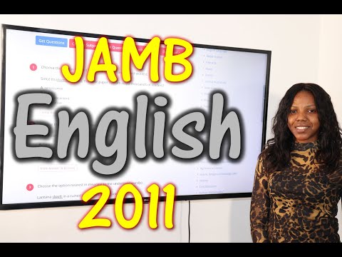 JAMB CBT English 2011 Past Questions 1 - 20
