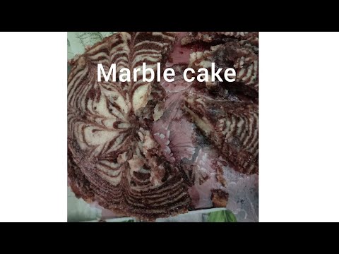 Marble cake without eggs