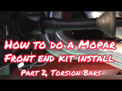 Torsion Bar Installation