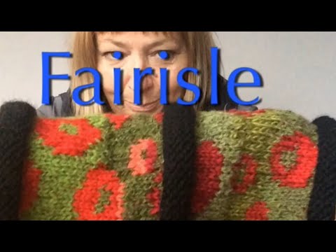 #Freystil9 Fairisle- Strickend schreiben, Relief stricken und Islandpullover entwerfen Teil 1