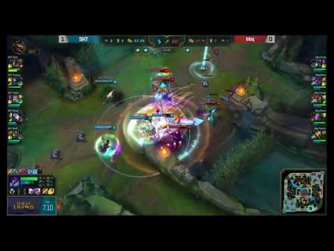 Highlight SKT vs BBQ Game2 (LCK mùa hè 2017)4- 6 2017