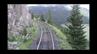 preview picture of video 'Cab Ride Aboard the Leadville, Colorado, & Southern: 7/18/12'