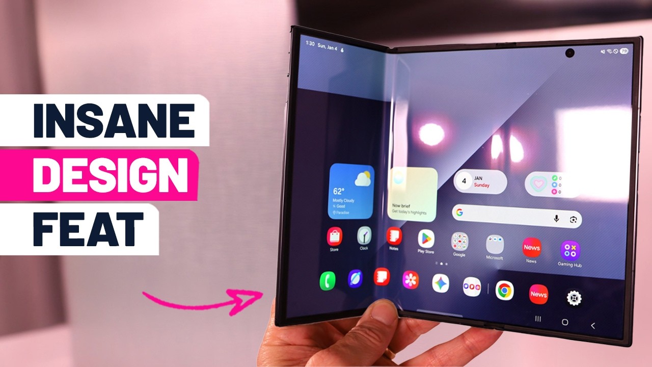 Samsung Galaxy Z Trifold hands on: expert engineering creates an enticing phone & big tablet combo - YouTube