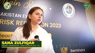 MS. SANA ZULFIQAR (PROJECT COORDINATOR) from CARE FOR SOUTH ASIA-PK