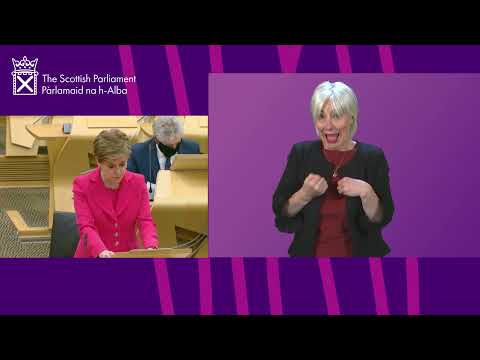 First Minister Statement: COVID-19 Update (BSL) - 11 January 2022