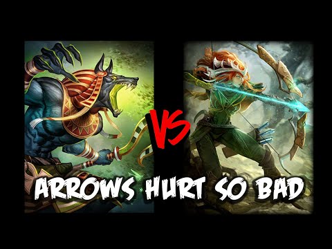 Anubis vs Artemis -- ARROWS HURT SO BAD