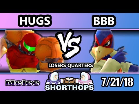 SH 1 SSBM - DIG | HugS (Samus) Vs. BBB (Falco) - Smash Melee Losers Quarters